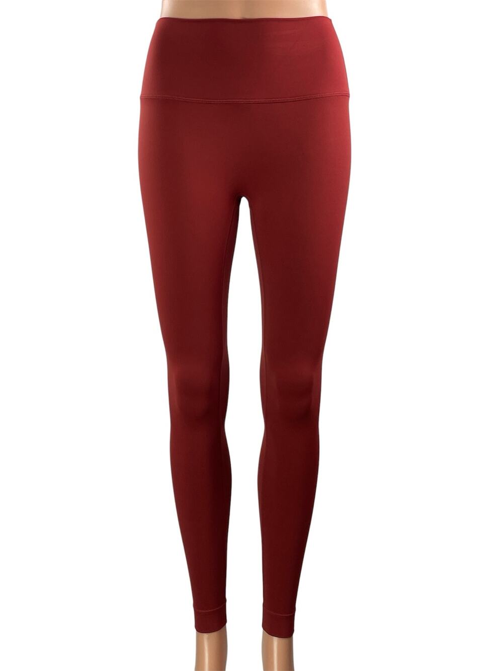 Set Active Women's Red High Rise Workout Gym Yoga Athletic Leggings Pants Size M